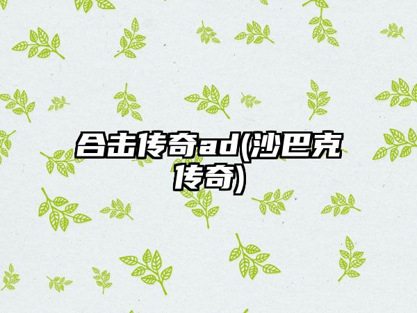 合击传奇ad(沙巴克传奇)