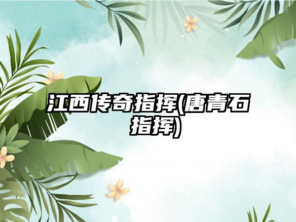 江西传奇指挥(唐青石 指挥)