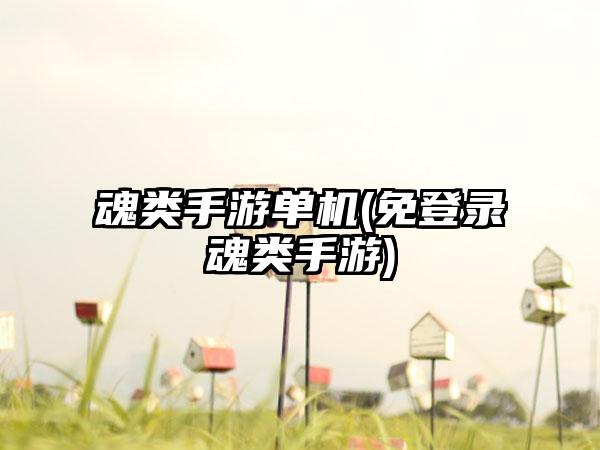 魂类手游单机(免登录魂类手游)