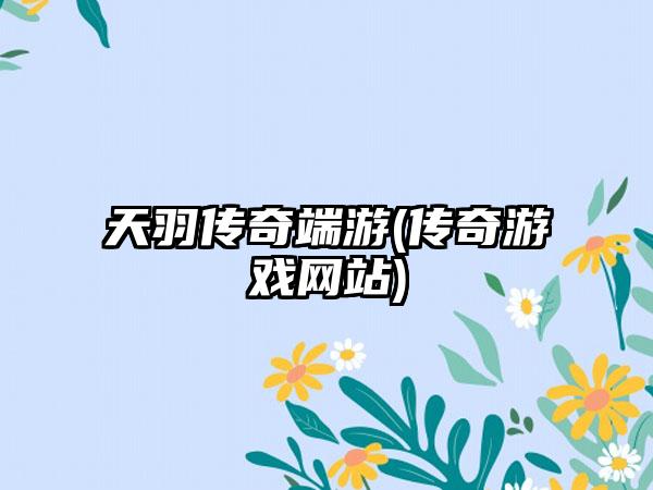 天羽传奇端游(传奇游戏网站)