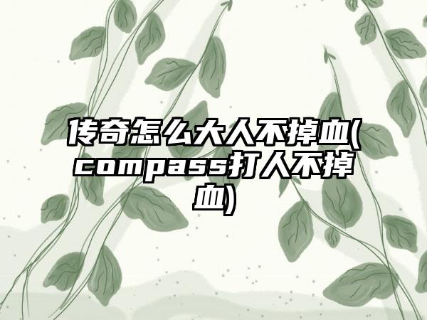 传奇怎么大人不掉血(compass打人不掉血)