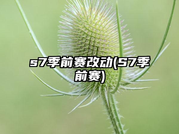 s7季前赛改动(S7季前赛)
