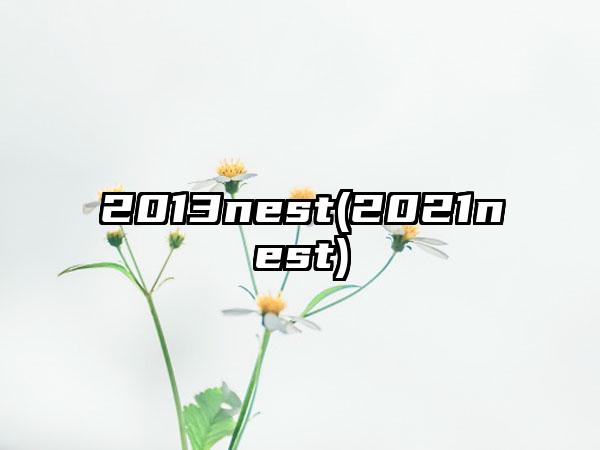2013nest(2021nest)