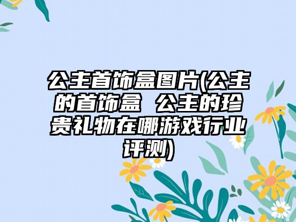 公主首饰盒图片(公主的首饰盒 公主的珍贵礼物在哪游戏行业评测)