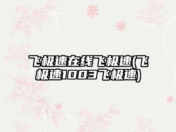 飞极速在线飞极速(飞极速1003飞极速)