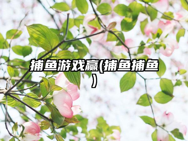 捕鱼游戏赢(捕鱼捕鱼)