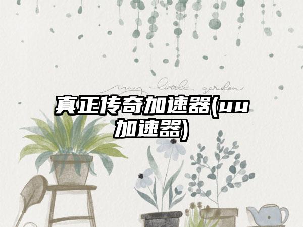 真正传奇加速器(uu加速器)