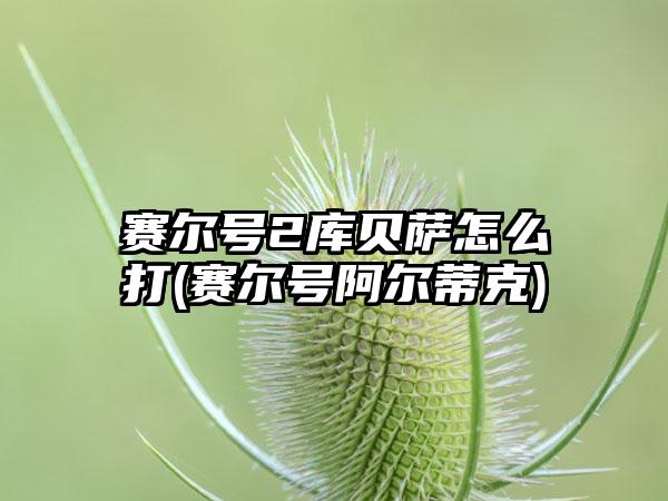 赛尔号2库贝萨怎么打(赛尔号阿尔蒂克)