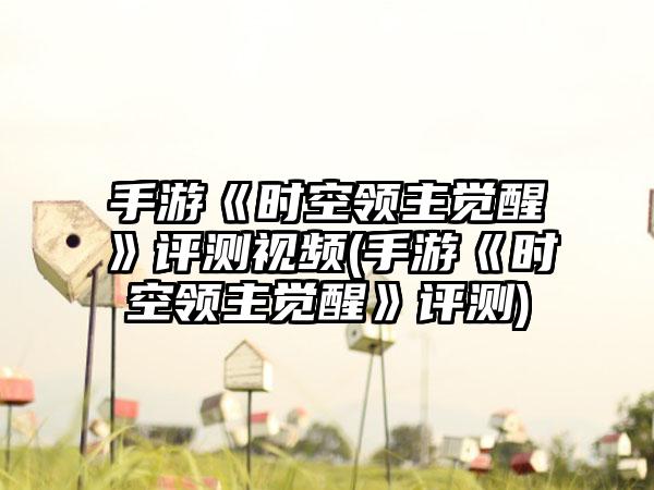 手游《时空领主觉醒》评测视频(手游《时空领主觉醒》评测)