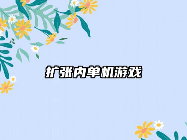 扩张内单机游戏