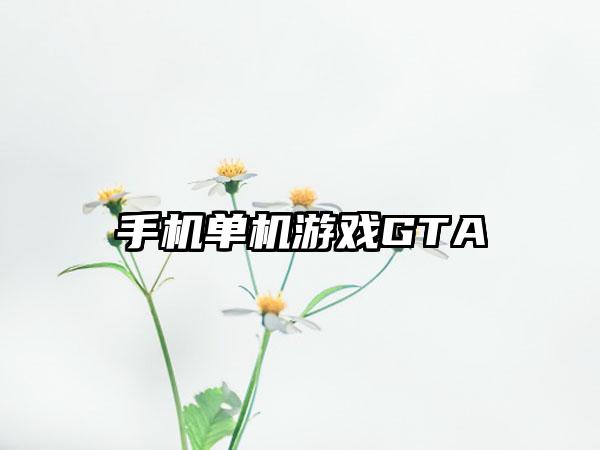 手机单机游戏GTA