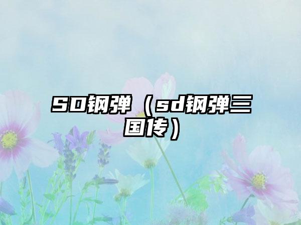 SD钢弹（sd钢弹三国传）