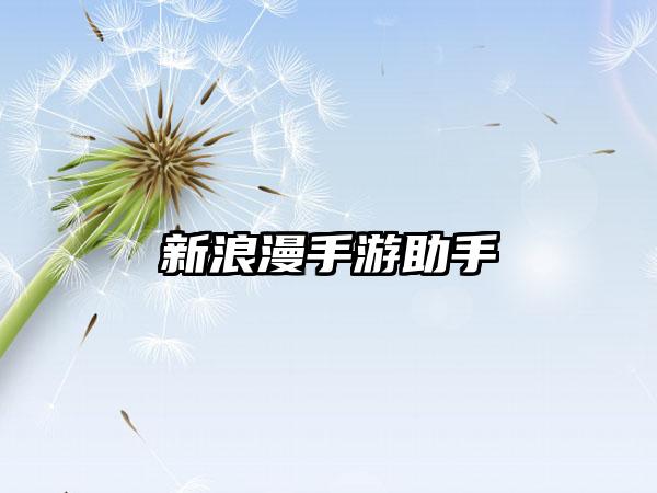新浪漫手游助手