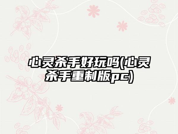 心灵杀手好玩吗(心灵杀手重制版pc)