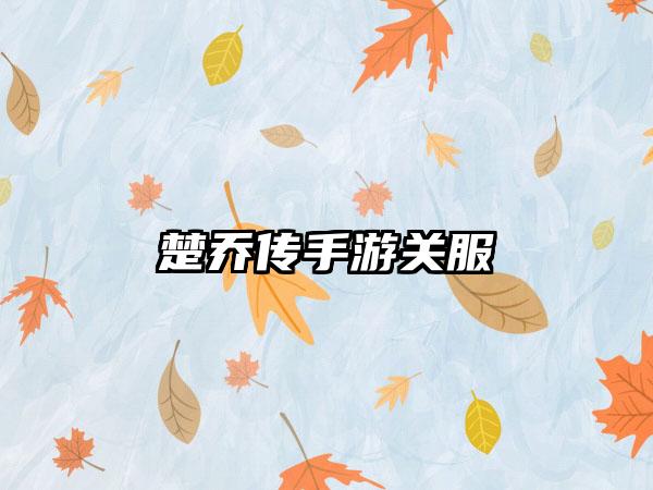 楚乔传手游关服