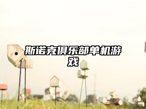 斯诺克俱乐部单机游戏