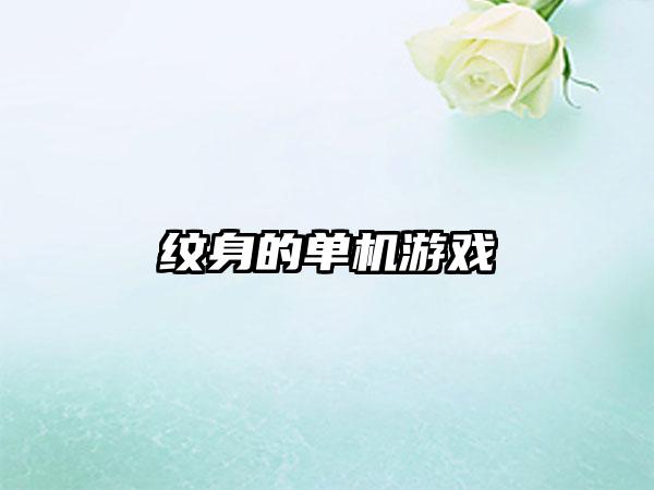 纹身的单机游戏