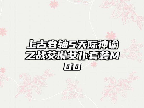 上古卷轴5天际神谕之战艾琳女仆套装MOD