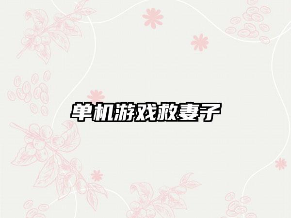 单机游戏救妻子