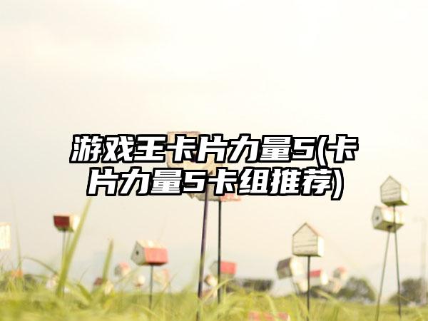 游戏王卡片力量5(卡片力量5卡组推荐)