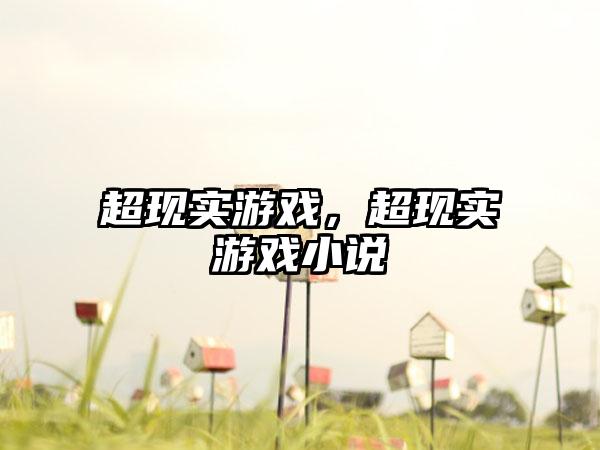 超现实游戏，超现实游戏小说