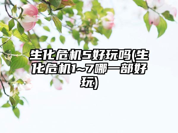 生化危机5好玩吗(生化危机1~7哪一部好玩)