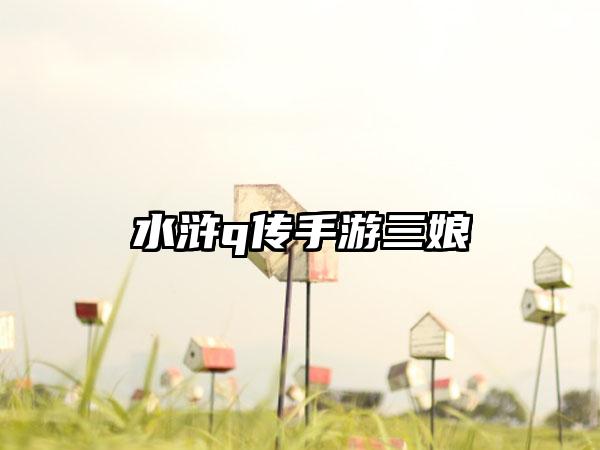 水浒q传手游三娘