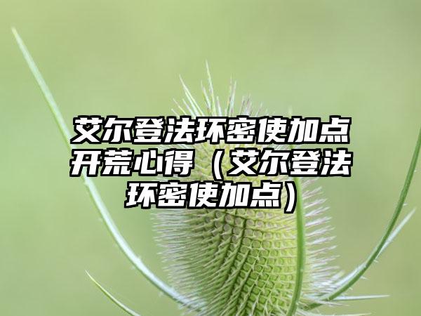 艾尔登法环密使加点开荒心得（艾尔登法环密使加点）