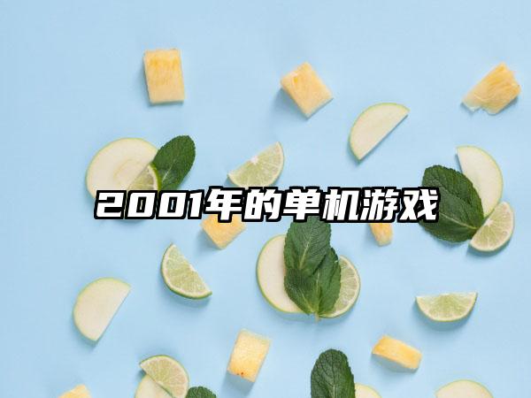 2001年的单机游戏