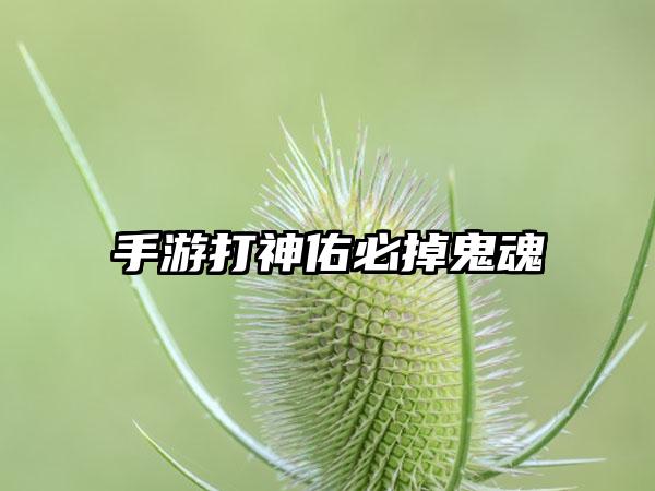 手游打神佑必掉鬼魂