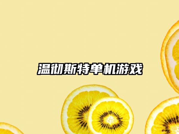 温彻斯特单机游戏