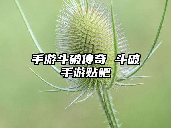 手游斗破传奇 斗破手游贴吧