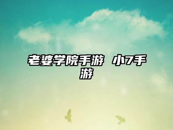 老婆学院手游 小7手游