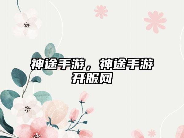 神途手游，神途手游开服网
