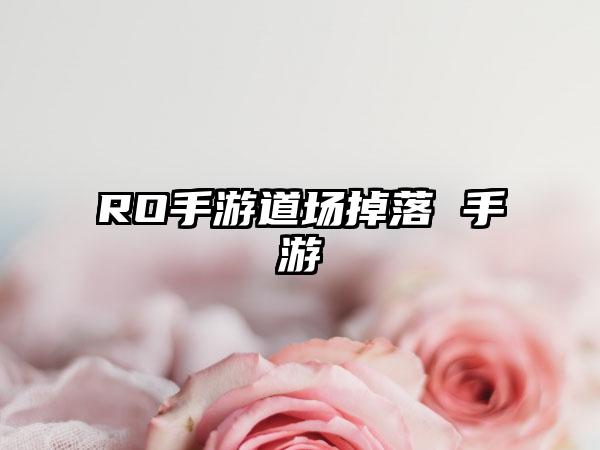 RO手游道场掉落 手游