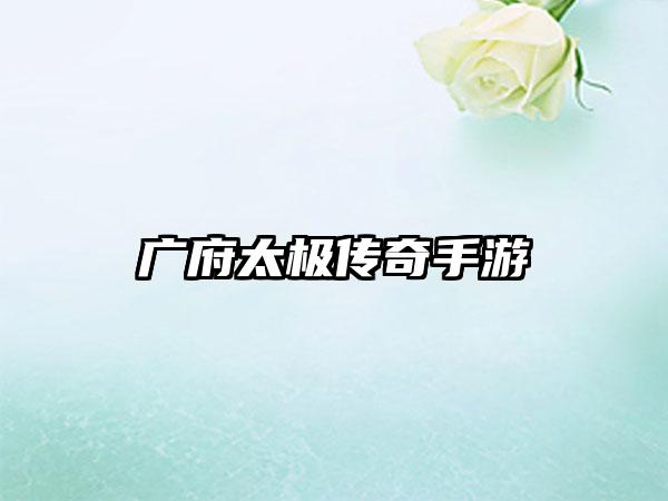 广府太极传奇手游
