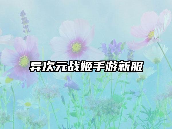 异次元战姬手游新服