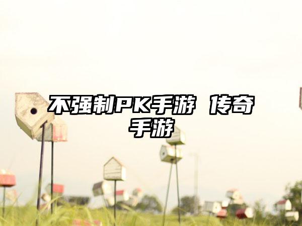 不强制PK手游 传奇手游