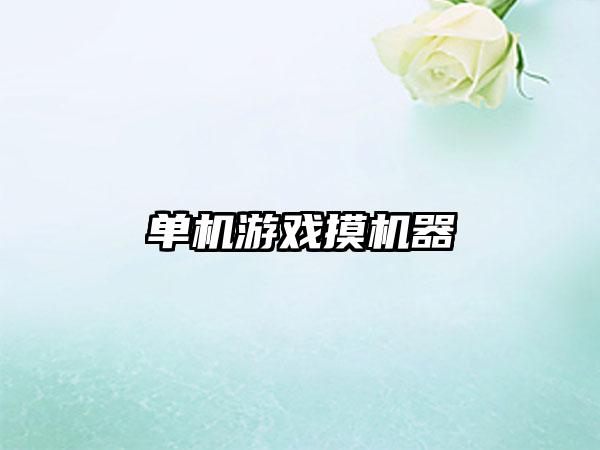 单机游戏摸机器