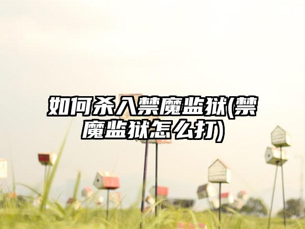如何杀入禁魔监狱(禁魔监狱怎么打)