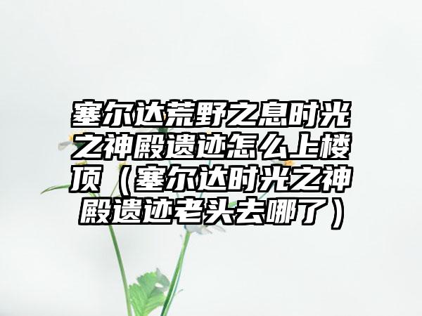 塞尔达荒野之息时光之神殿遗迹怎么上楼顶（塞尔达时光之神殿遗迹老头去哪了）