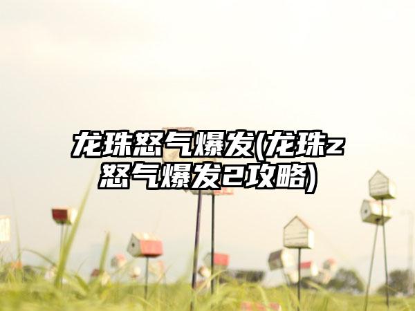 龙珠怒气爆发(龙珠z怒气爆发2攻略)