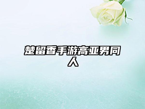 楚留香手游高亚男同人