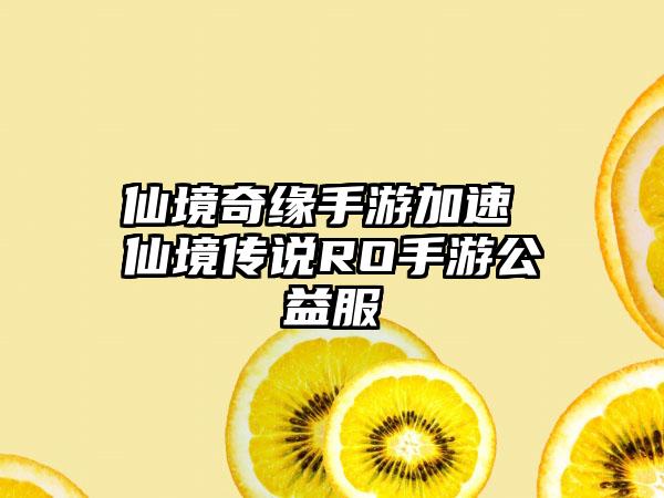 仙境奇缘手游加速 仙境传说RO手游公益服