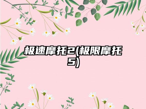 极速摩托2(极限摩托5)