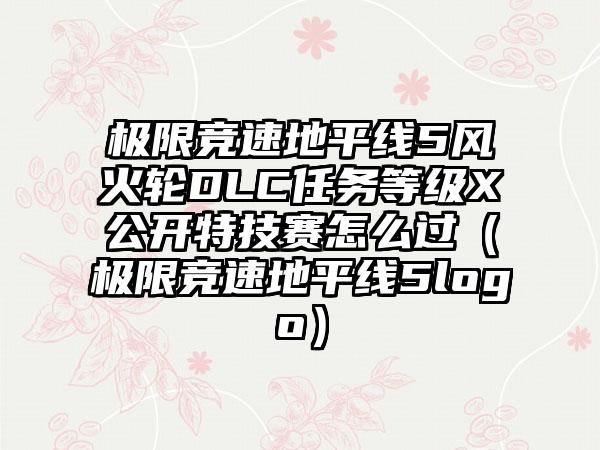 极限竞速地平线5风火轮DLC任务等级X公开特技赛怎么过（极限竞速地平线5logo）