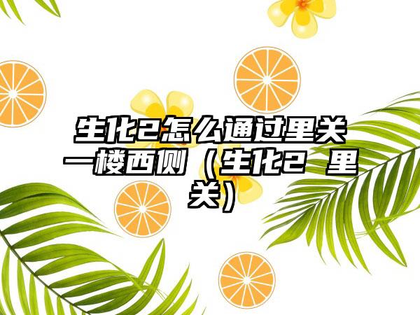 生化2怎么通过里关一楼西侧（生化2 里关）