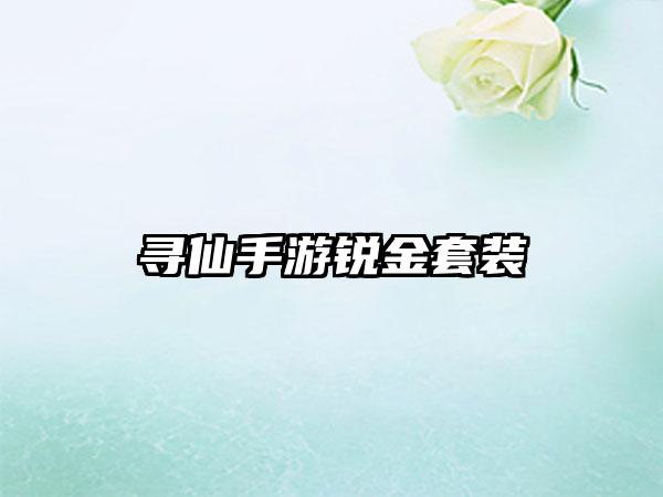 寻仙手游锐金套装
