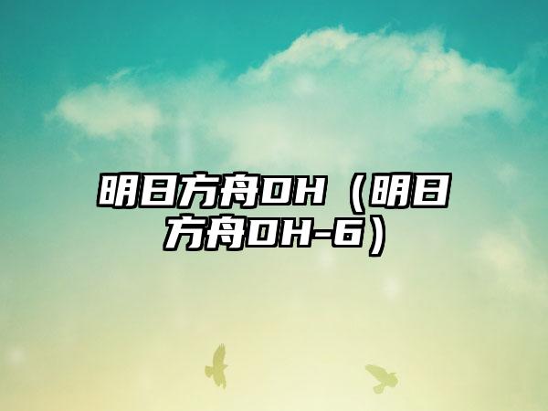明日方舟DH（明日方舟DH-6）