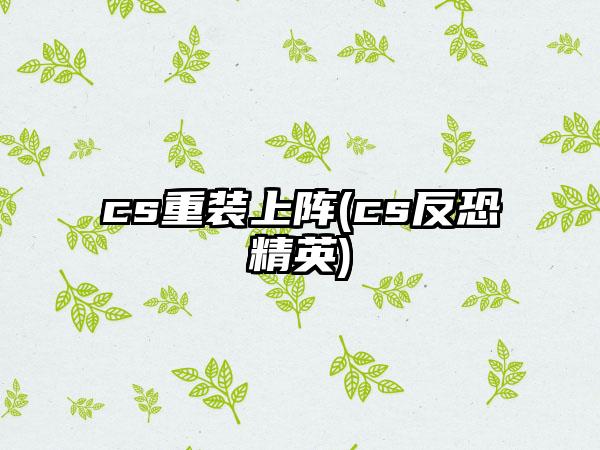 cs重装上阵(cs反恐精英)